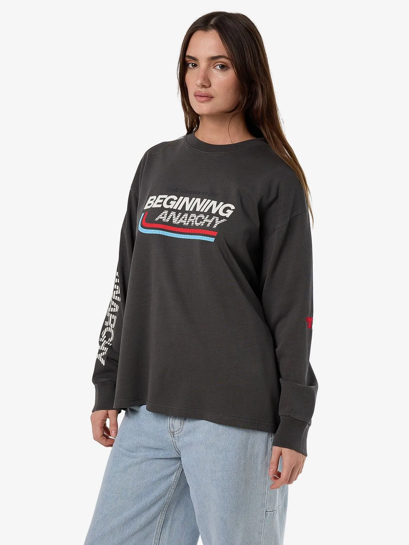 Beginning Anarchy Long Sleeve Oversized Tee - Merch Black sold by Thrills product image thumbnail 4