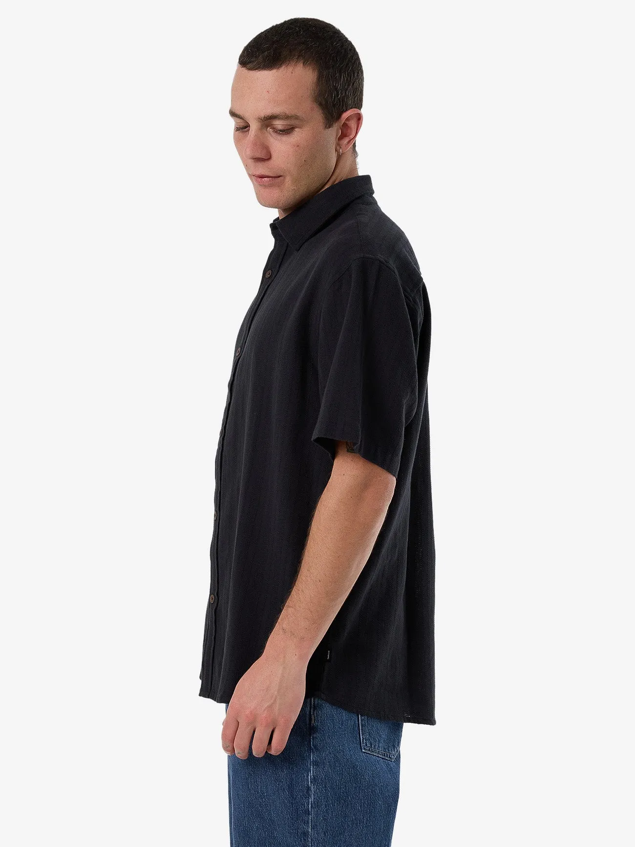 Unhinged 2.0 Short Sleeve Shirt - Washed Black sold by Thrills product image thumbnail 3