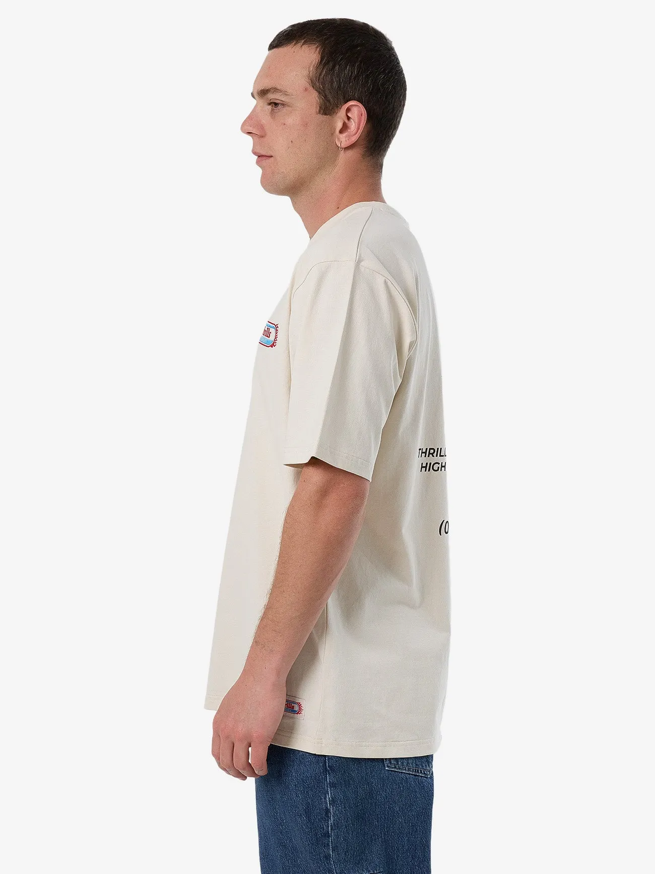 Beginning Anarchy Oversize Fit Tee - Heritage White sold by Thrills product image thumbnail 3