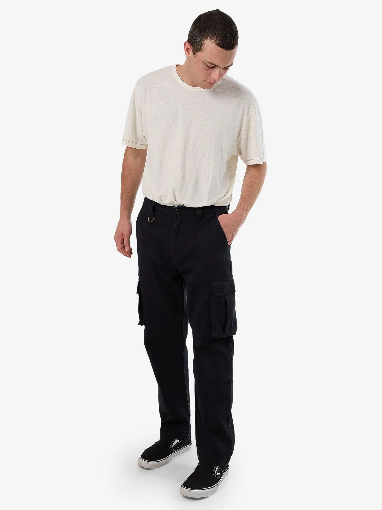 Slacker Union Cargo Pant - Washed Black sold by Thrills product image thumbnail 5