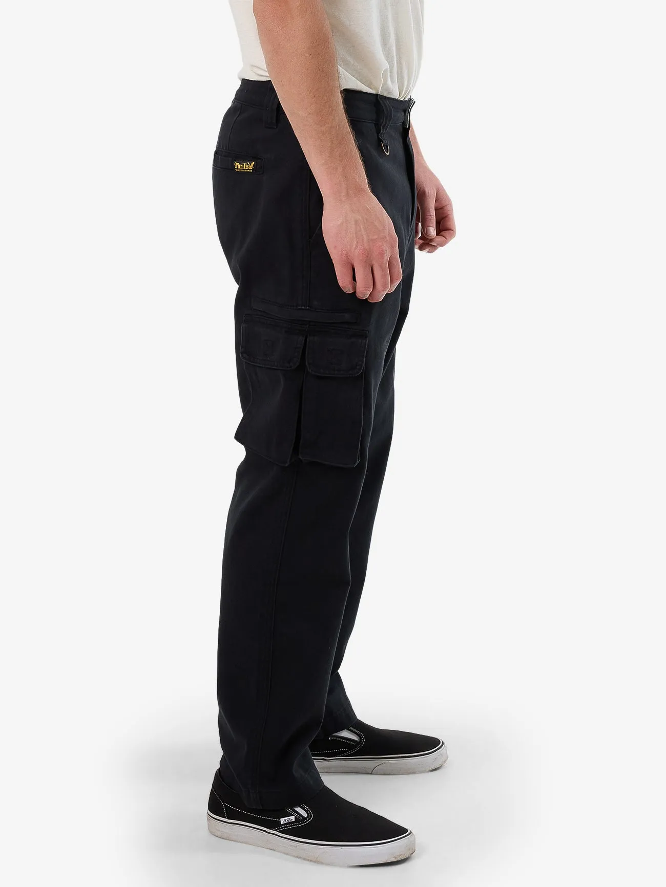 Slacker Union Cargo Pant - Washed Black sold by Thrills product image thumbnail 4