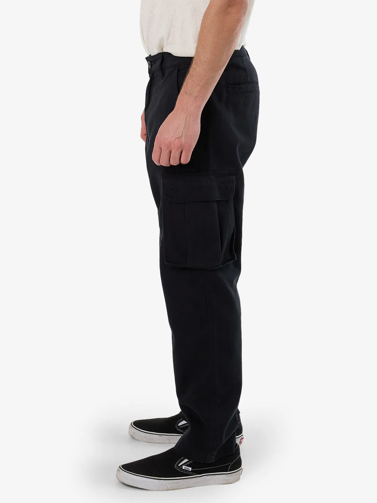 Slacker Union Cargo Pant - Washed Black sold by Thrills product image thumbnail 3