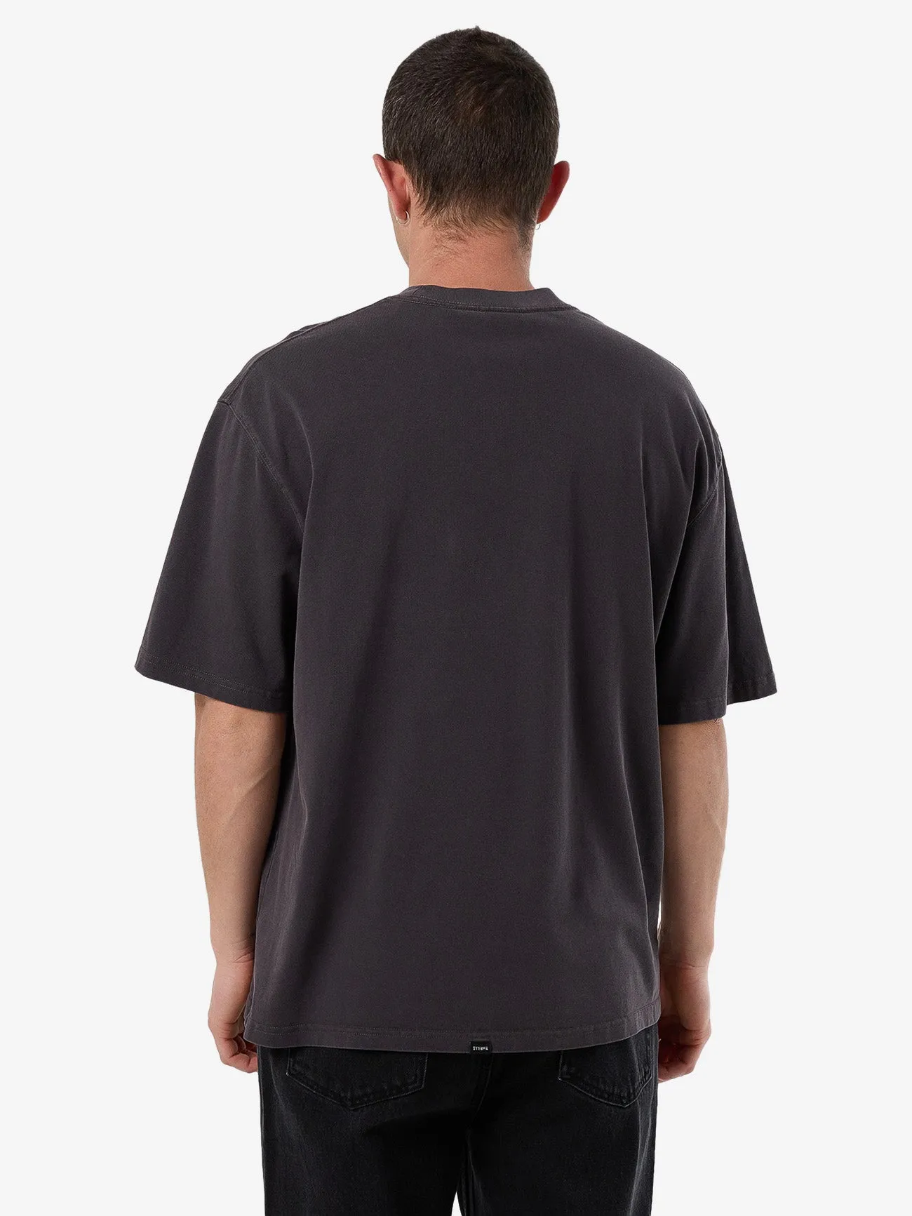 Nocturnal Box Fit Oversize Short Tee - Dark Charcoal sold by Thrills product image thumbnail 2