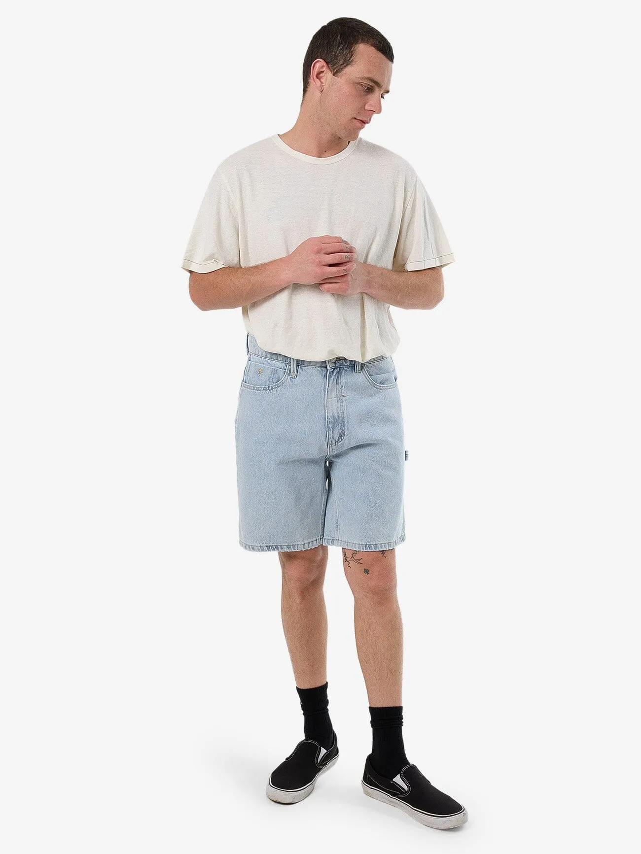 Slacker Denim Short - Shadow Blue sold by Thrills product image thumbnail 5