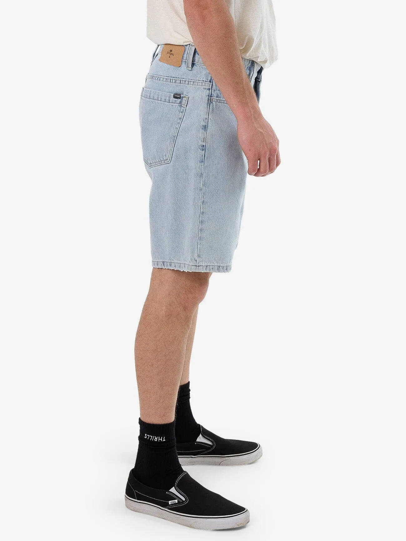 Slacker Denim Short - Shadow Blue sold by Thrills product image thumbnail 4