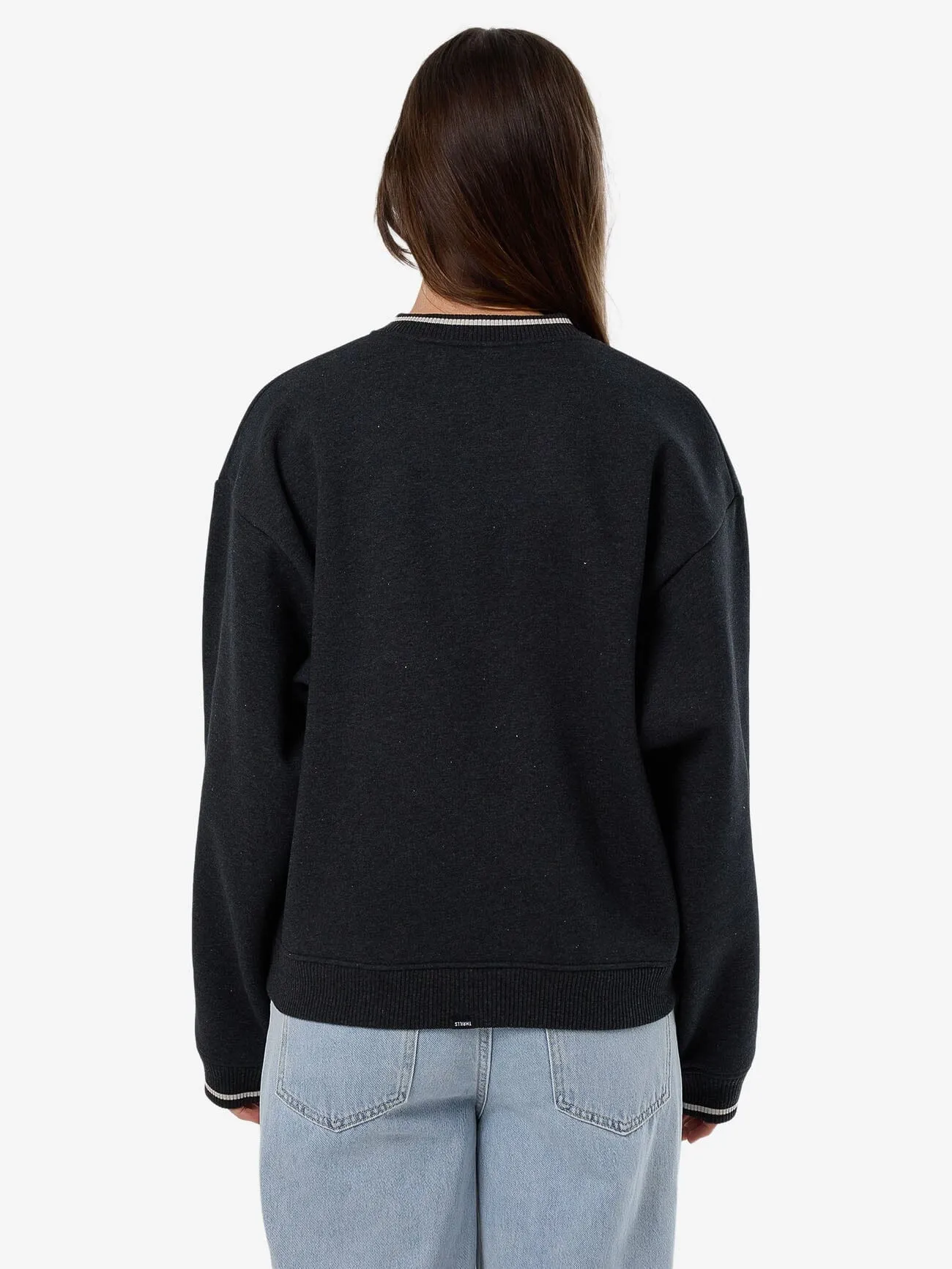 Legacy V Neck Fleece - Black Marle sold by Thrills product image thumbnail 5