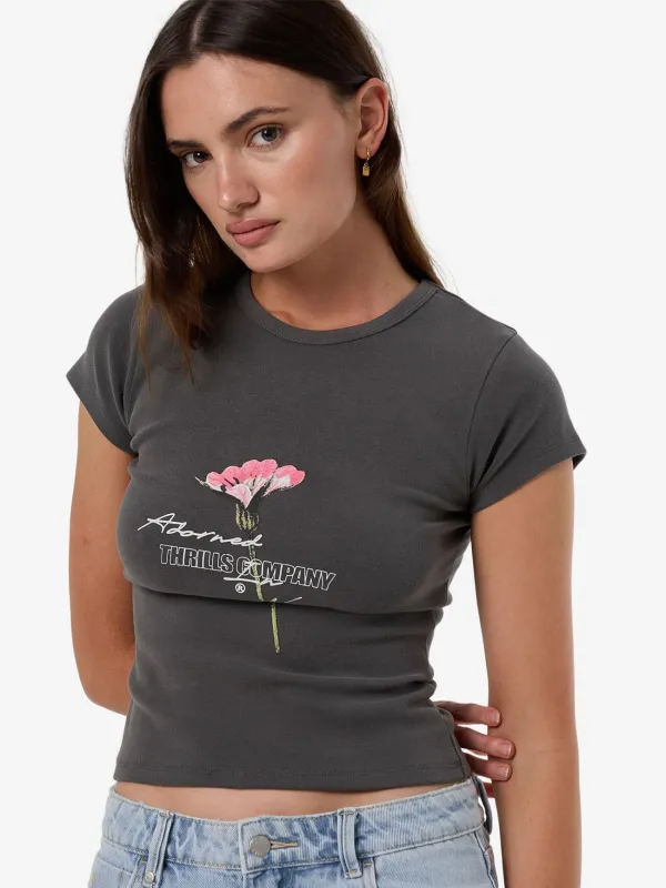 Adorned In Nature Club Tee - Merch Black sold by Thrills