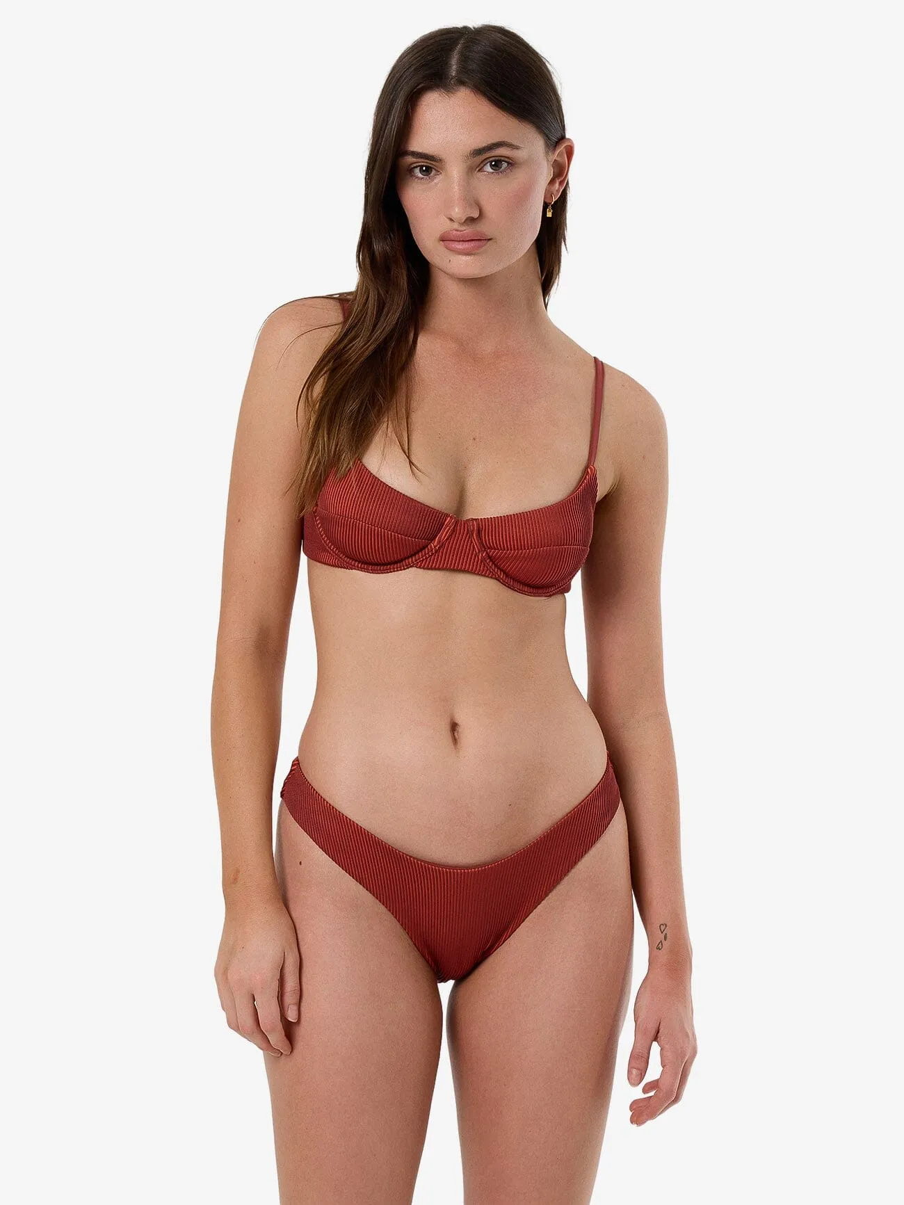 Alba Rib Underwire Bikini Top - Harissa sold by Thrills product image thumbnail 3