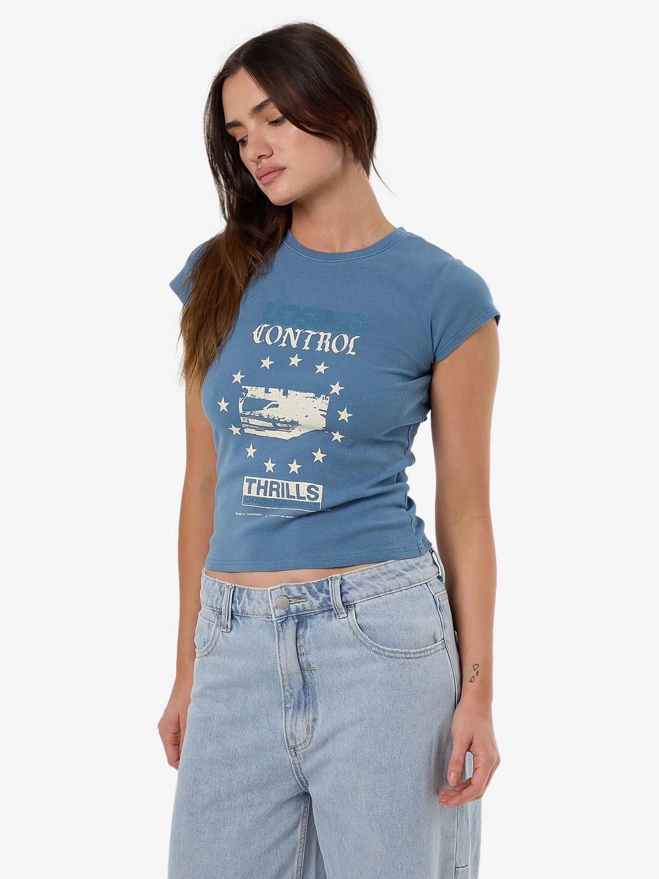 Losing Control Club Tee - Storm Blue sold by Thrills product image thumbnail 4