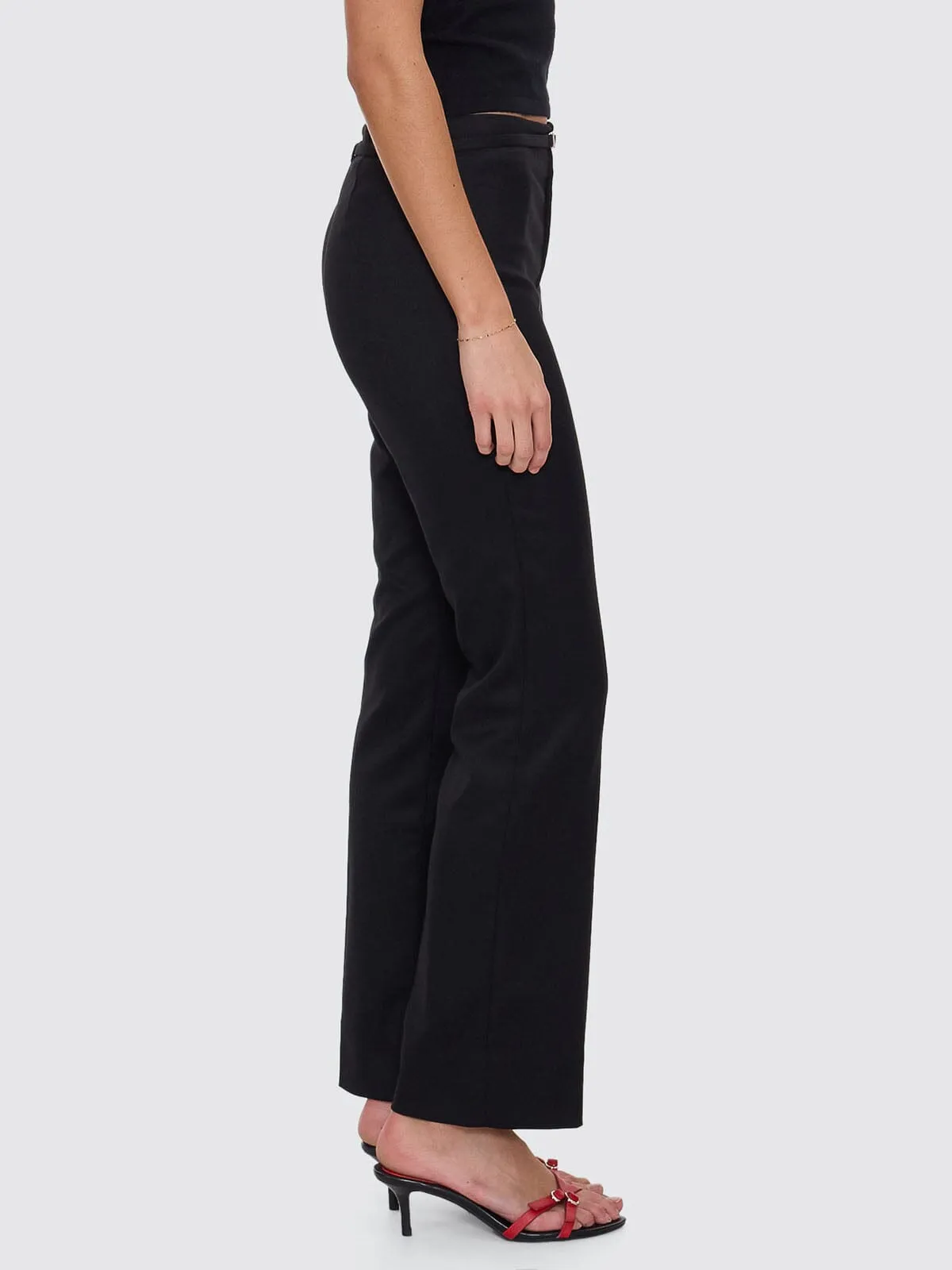Sabine Belted Pant - Black sold by Thrills product image thumbnail 3