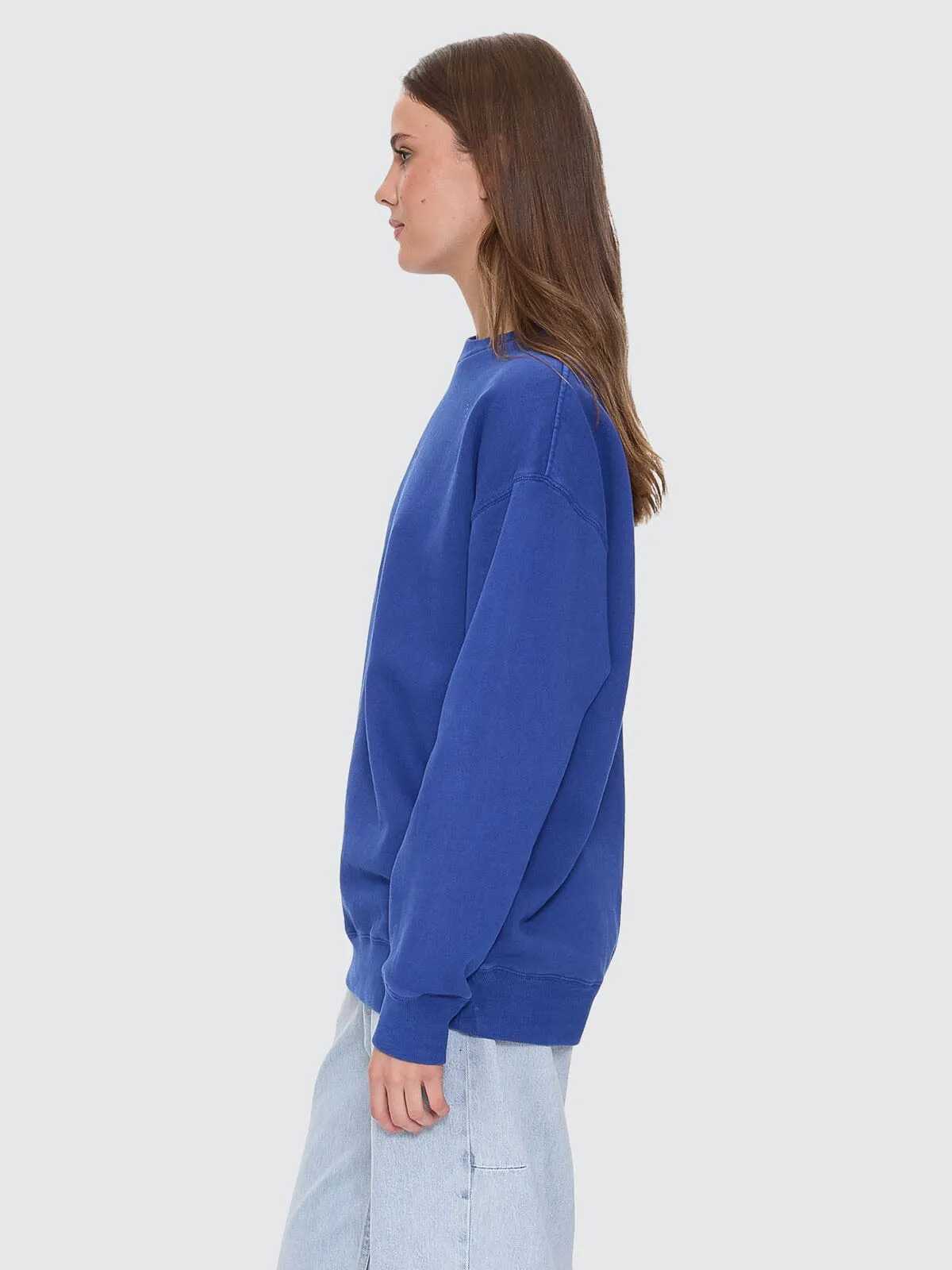 Minimal Thrills Slouch Crew - New Royal sold by Thrills product image thumbnail 3