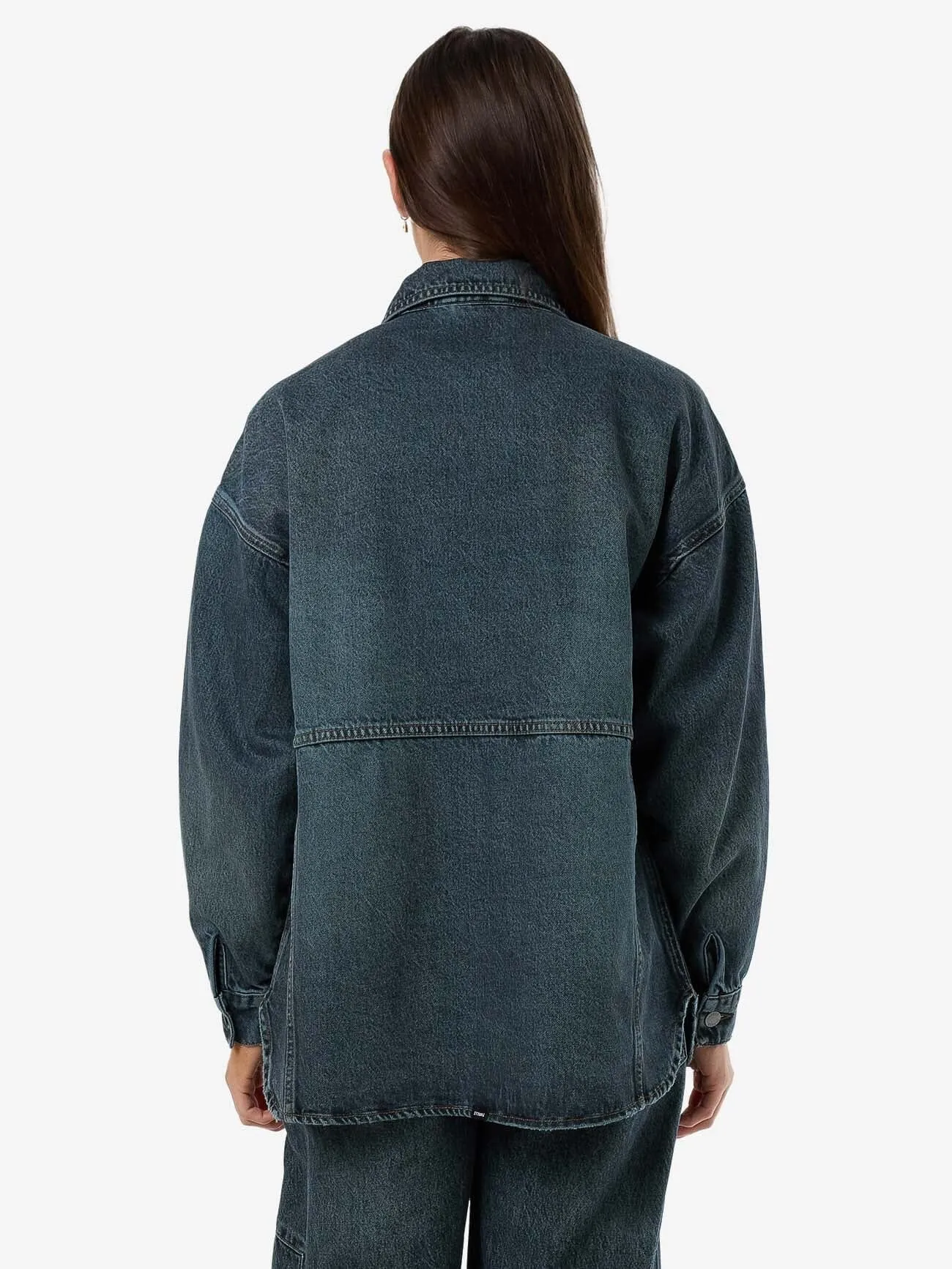 Spencer Denim Overshirt - Metal Blue sold by Thrills product image thumbnail 3