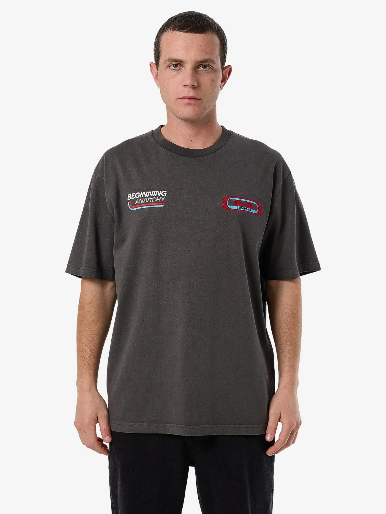 Beginning Anarchy Oversize Fit Tee - Merch Black sold by Thrills