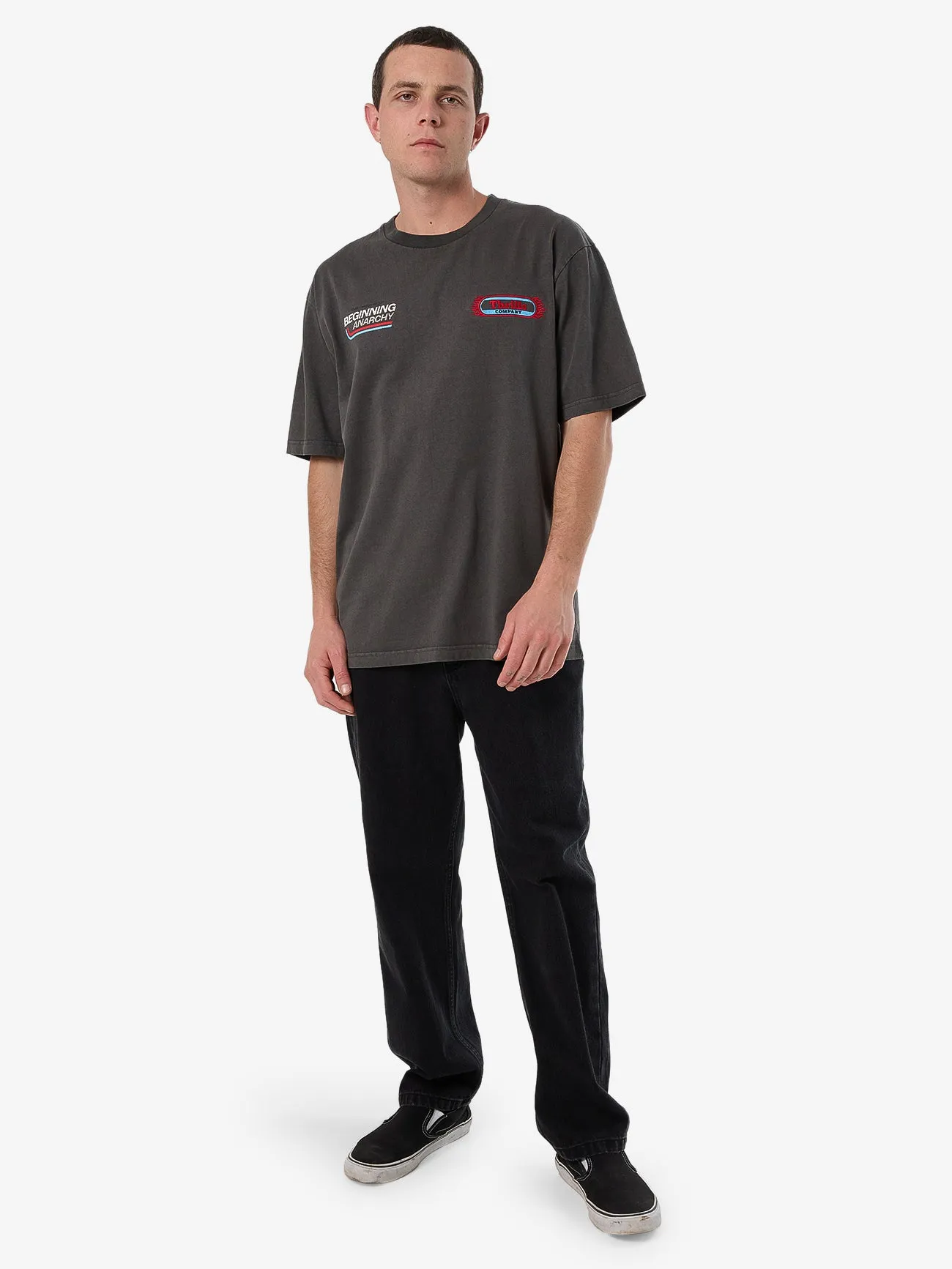 Beginning Anarchy Oversize Fit Tee - Merch Black sold by Thrills product image thumbnail 5