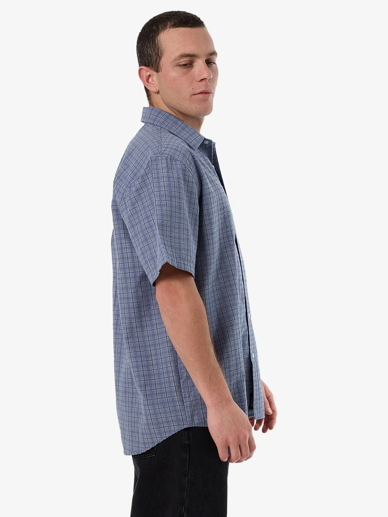 Ambient Connections Short Sleeve Shirt - Rustic Blue sold by Thrills product image thumbnail 4