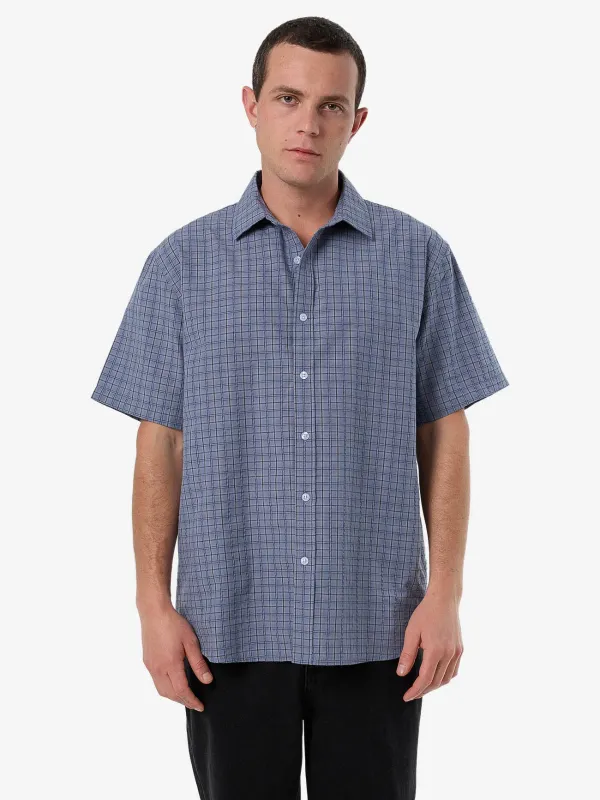 Ambient Connections Short Sleeve Shirt - Rustic Blue made by Thrills