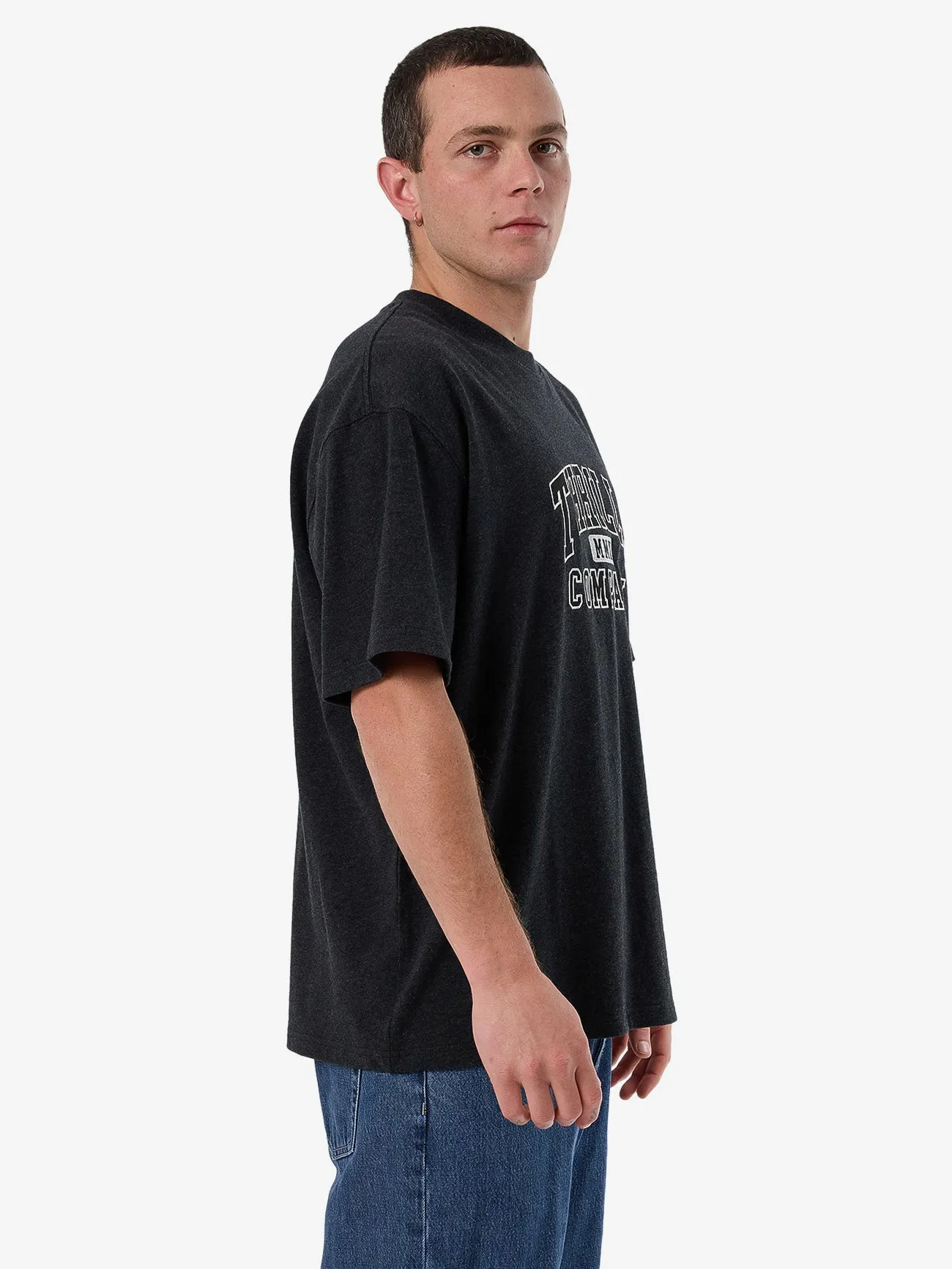 Legacy Box Fit Oversize Tee - Black Marle sold by Thrills product image thumbnail 4