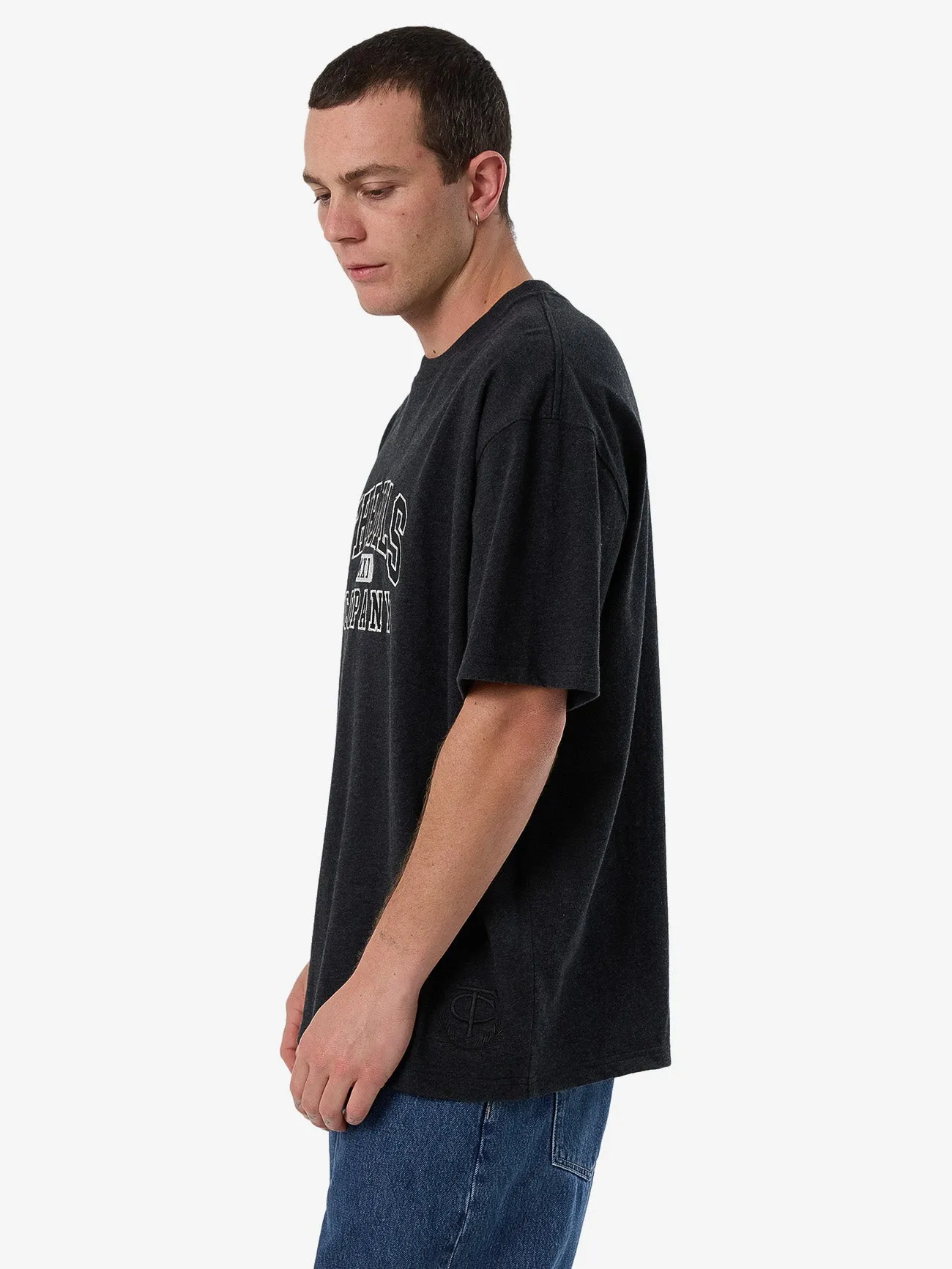 Legacy Box Fit Oversize Tee - Black Marle sold by Thrills product image thumbnail 3