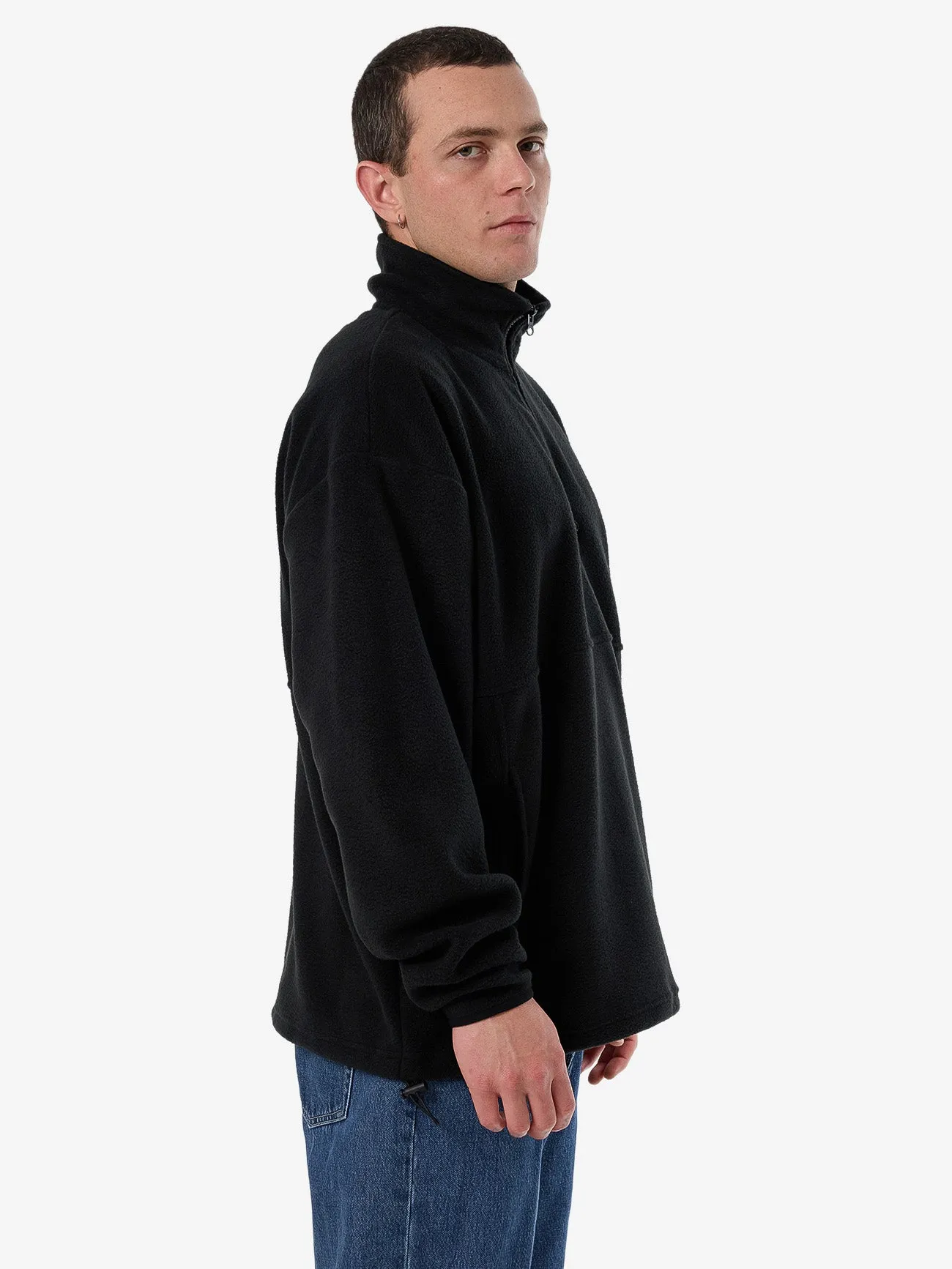 Legacy Wreath Quarter Zip Polar Fleece - Black sold by Thrills product image thumbnail 4