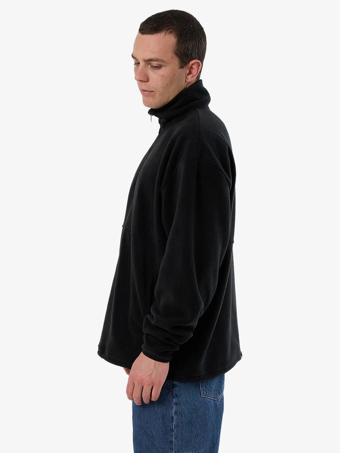 Legacy Wreath Quarter Zip Polar Fleece - Black sold by Thrills product image thumbnail 3