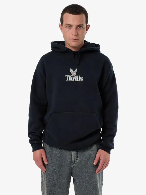 Strength & Glory Slouch Pull On Hood - Twilight Black made by Thrills