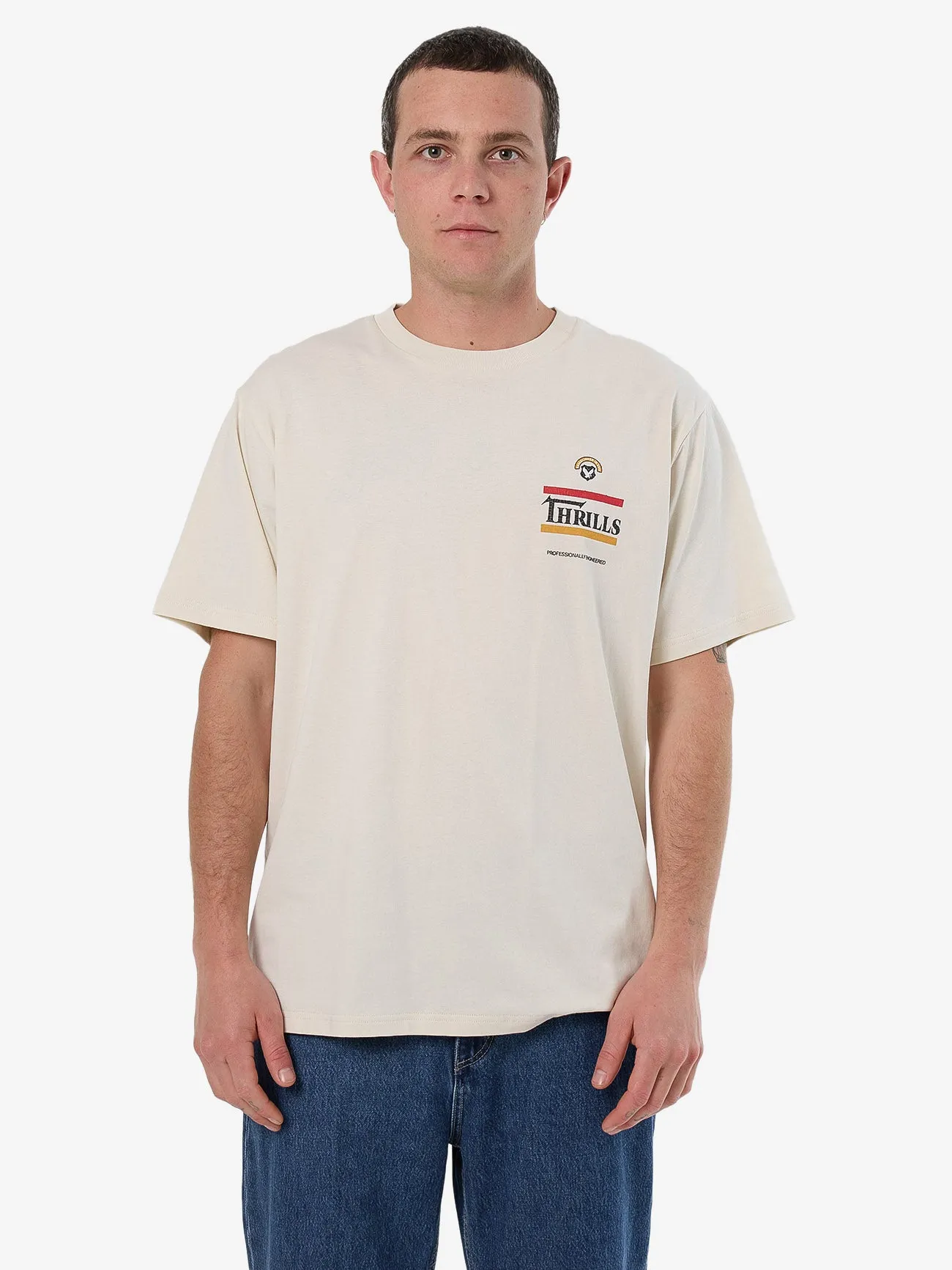 Responsible Merch Fit Tee - Heritage White sold by Thrills