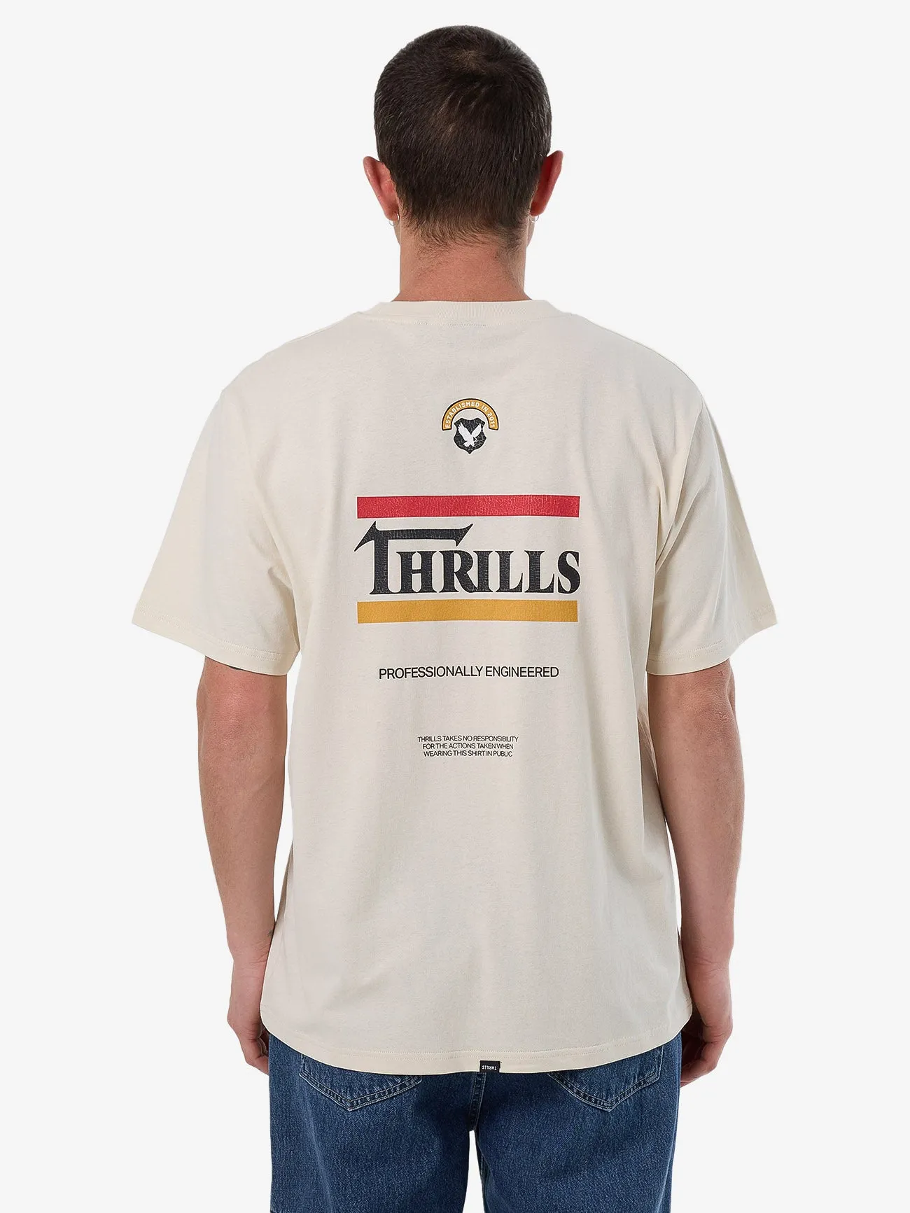 Responsible Merch Fit Tee - Heritage White sold by Thrills product image thumbnail 2