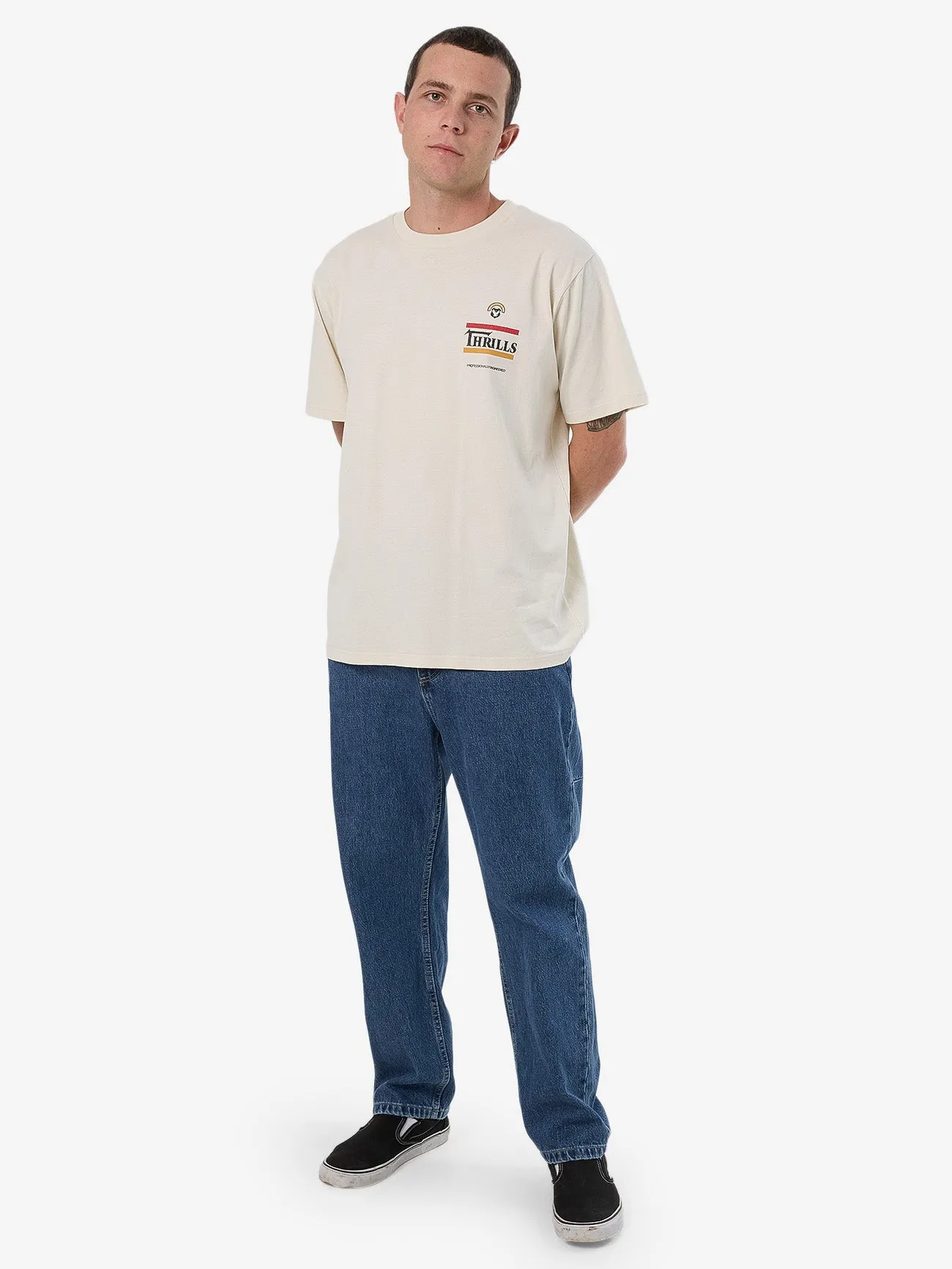 Responsible Merch Fit Tee - Heritage White sold by Thrills product image thumbnail 5