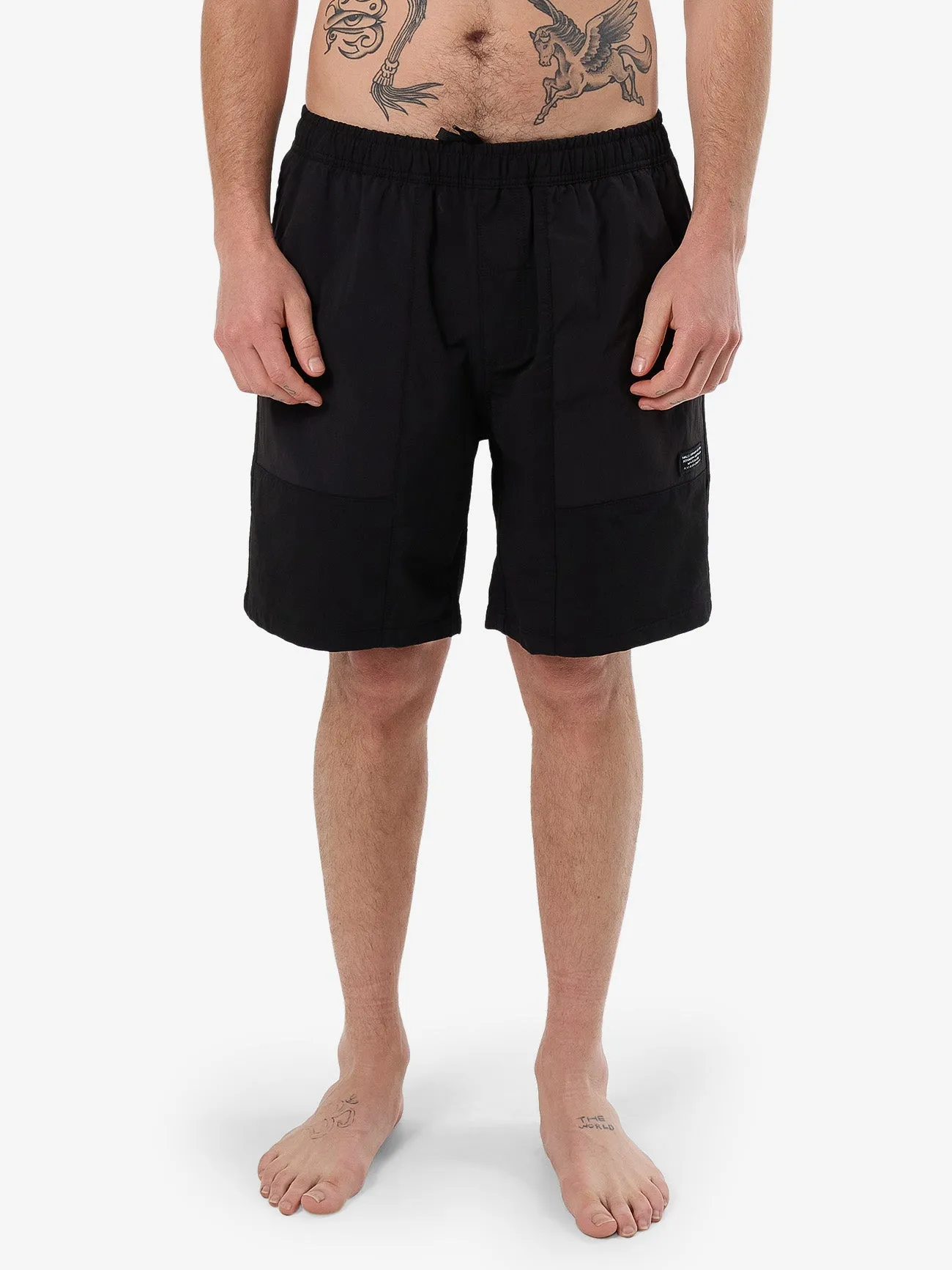 Hidden Stretch Short - Black sold by Thrills