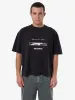 Adorned In Nature Box Fit Oversize Short Tee - Faded Black sold by Thrills