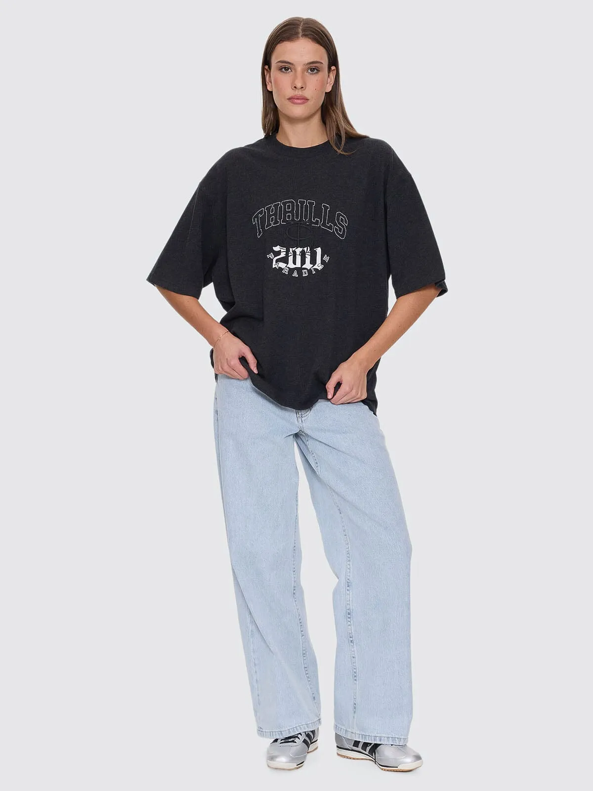 Legacy Oversized Tee - Black Marle sold by Thrills