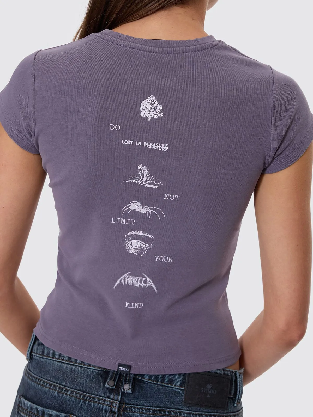 Do Not Limit Your Mind Club Tee - Purple Ash sold by Thrills product image thumbnail 3