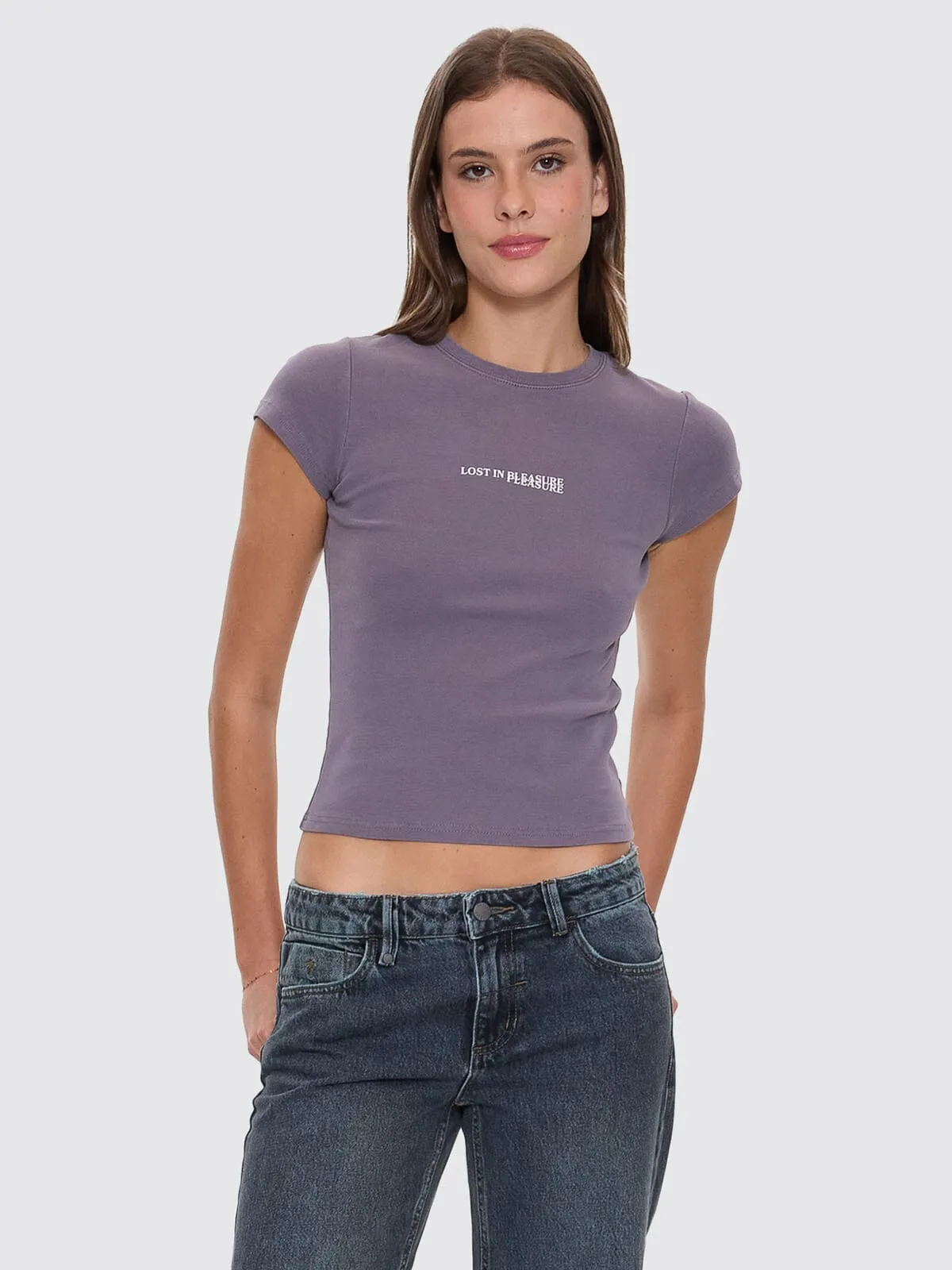 Do Not Limit Your Mind Club Tee - Purple Ash sold by Thrills