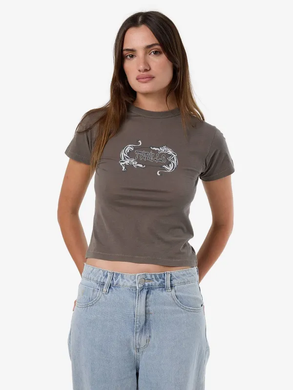 Decisions Boy Tee - Charcoal Rose sold by Thrills