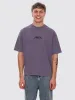 Limitless Mind Embro Box Fit Cropped Tee - Purple Ash sold by Thrills