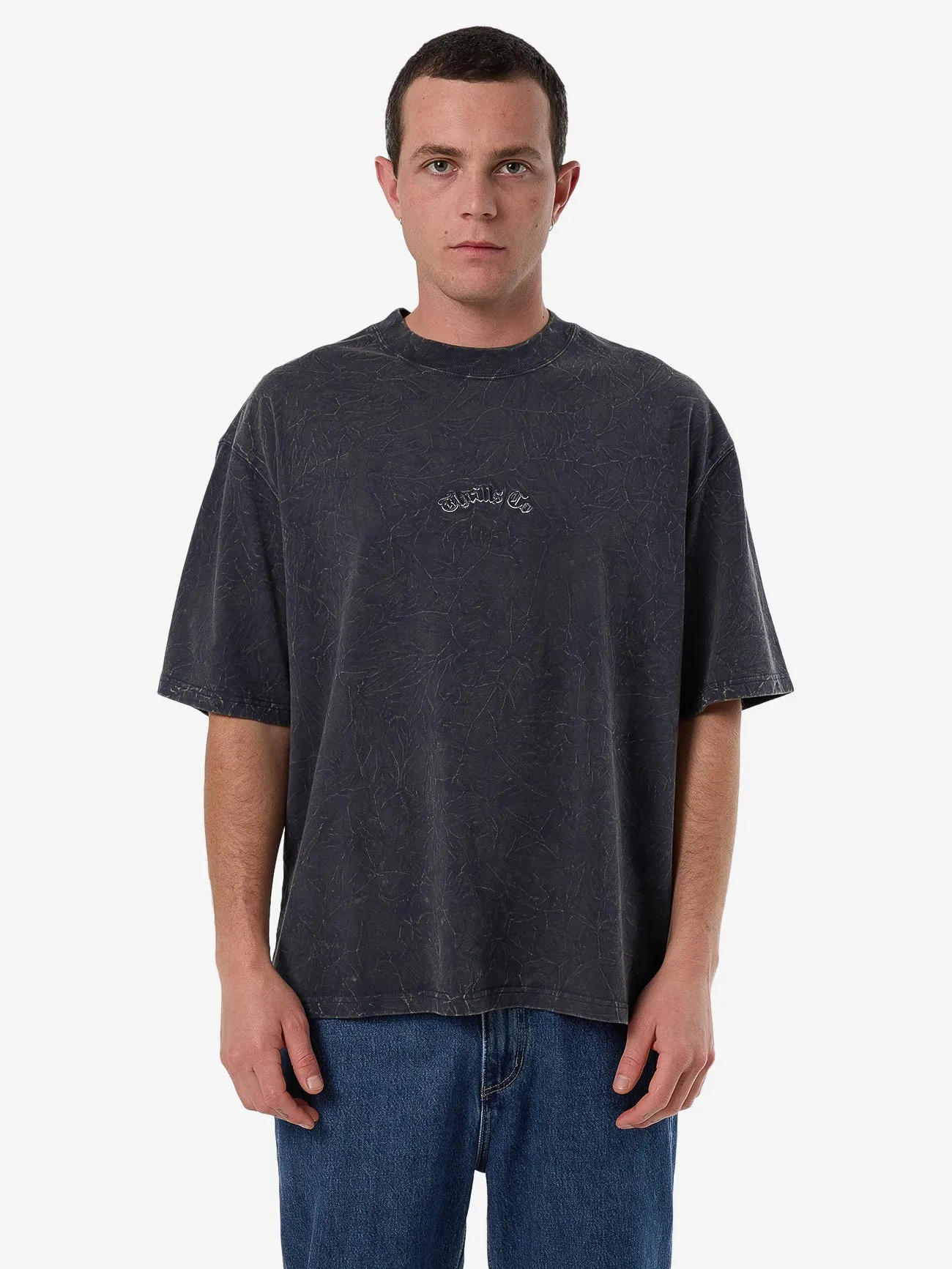 Vanished Box Crop Tee - India Ink sold by Thrills