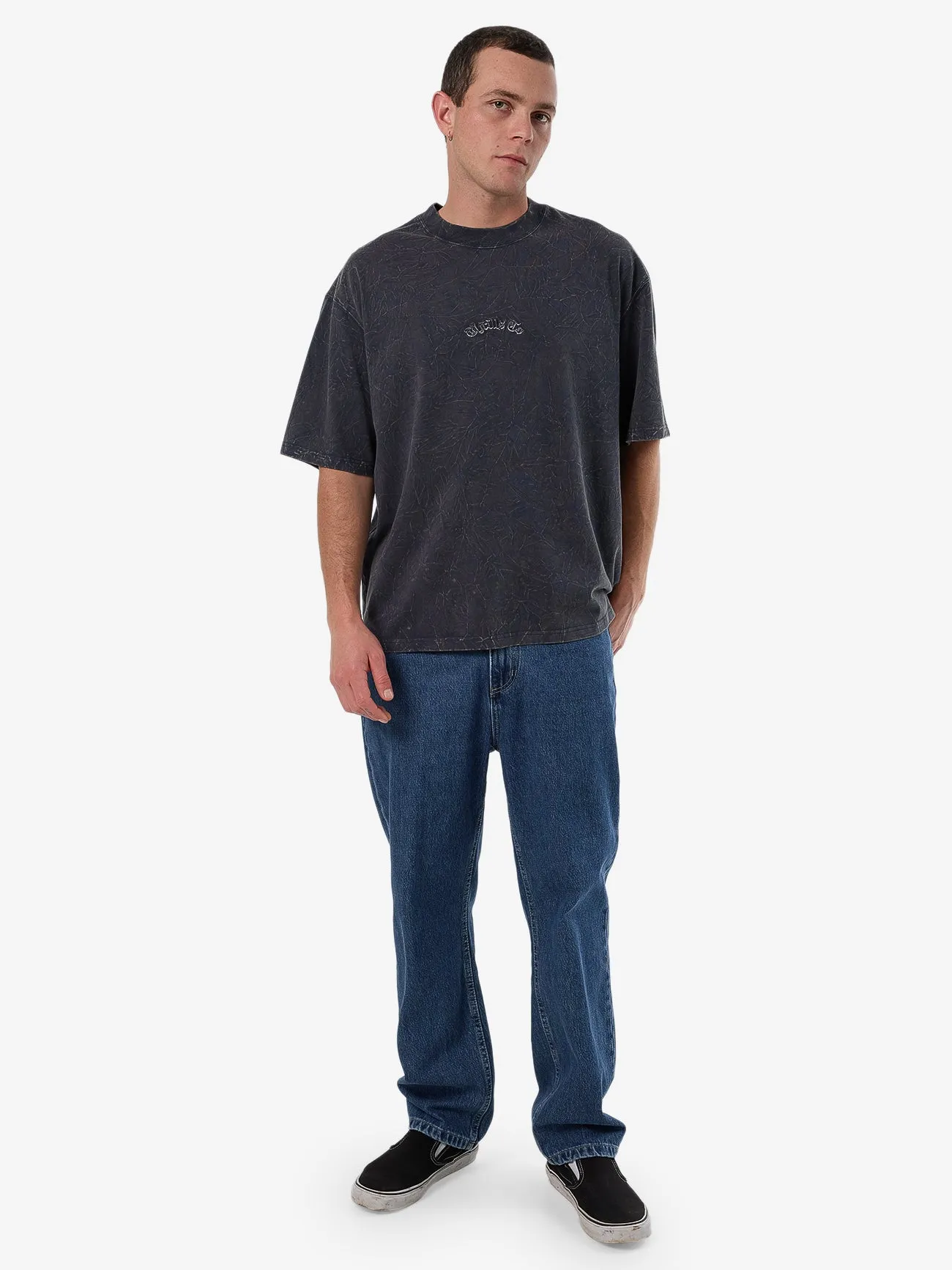 Vanished Box Crop Tee - India Ink sold by Thrills product image thumbnail 5