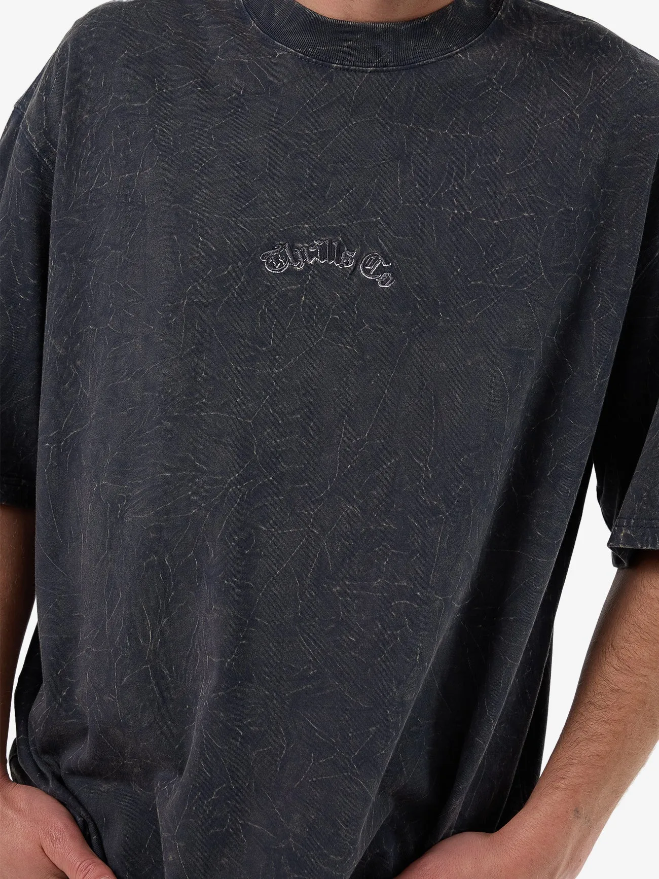 Vanished Box Crop Tee - India Ink sold by Thrills product image thumbnail 2