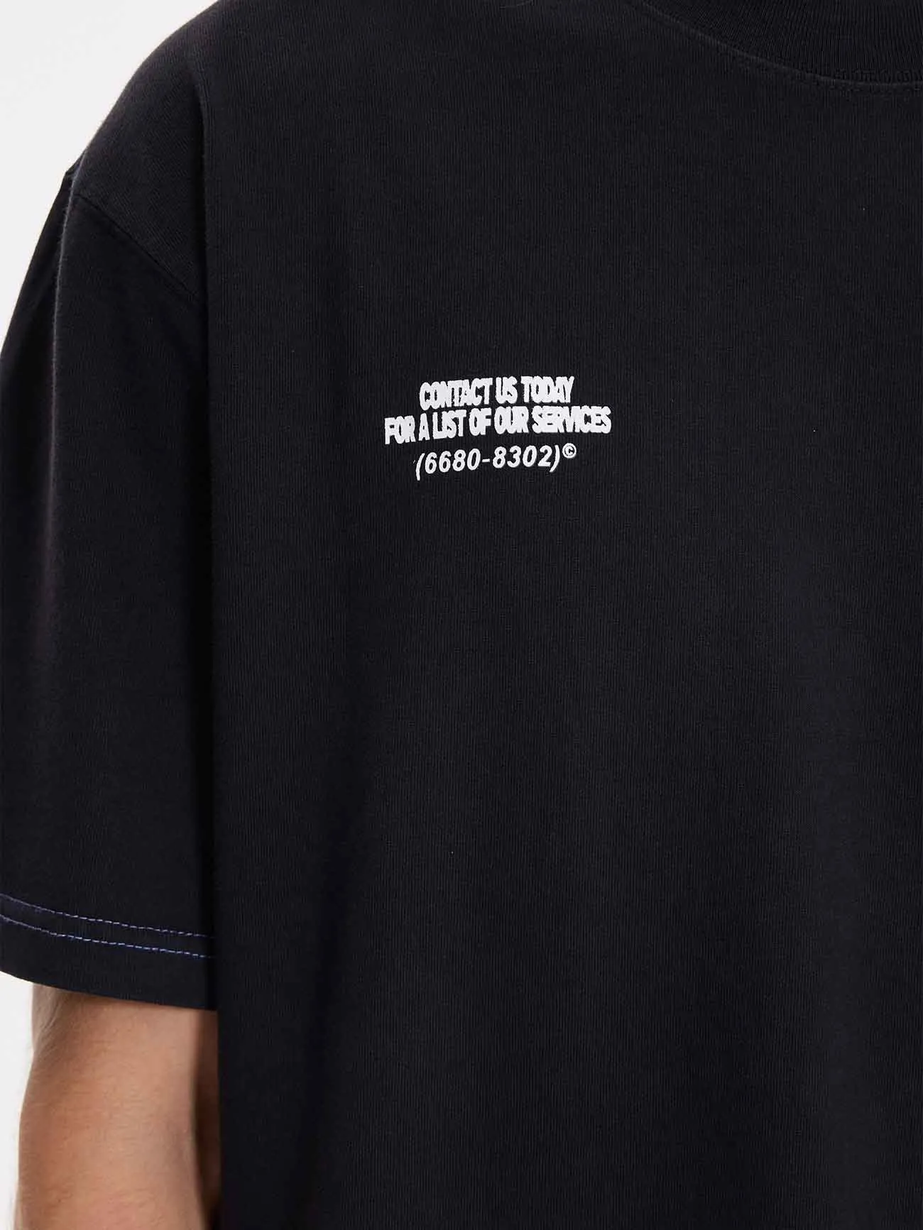 Dispatch Box Crop Tee - Dark Navy sold by Thrills product image thumbnail 5