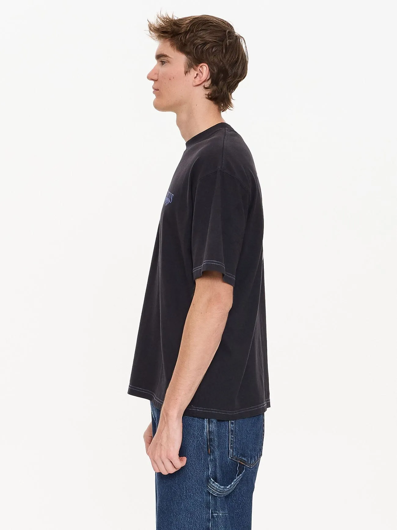 Dispatch Box Crop Tee - Dark Navy sold by Thrills product image thumbnail 3