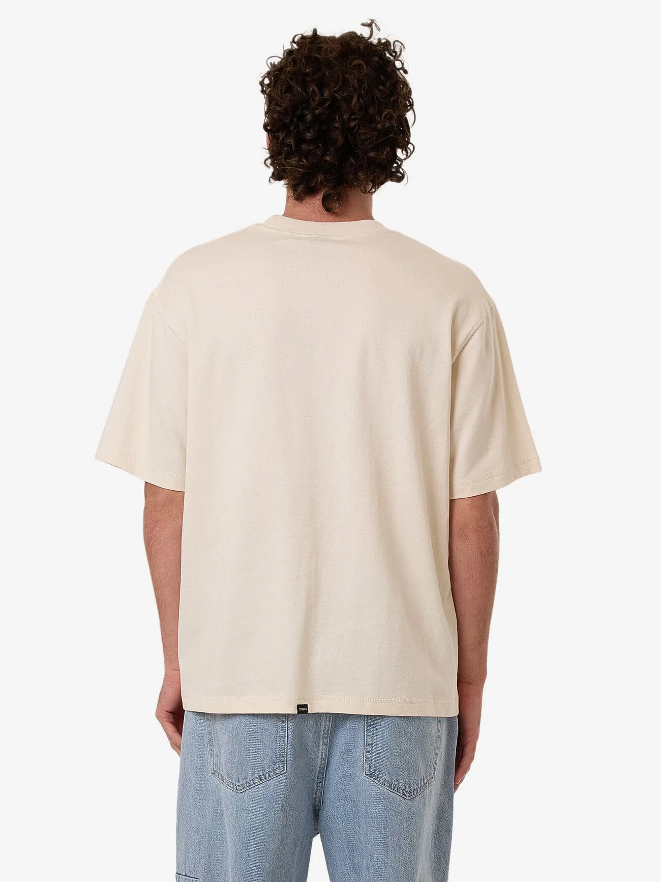 Chain Of Formation Embro Box Fit Cropped Tee - Unbleached sold by Thrills product image thumbnail 2