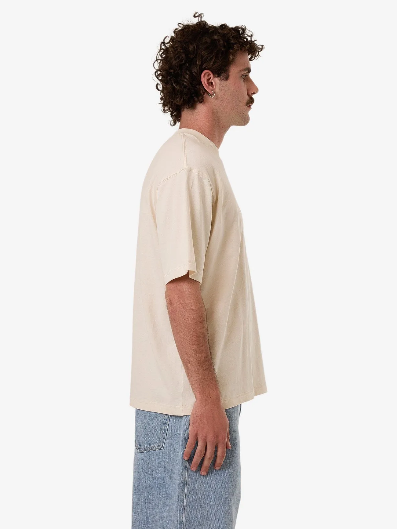 Chain Of Formation Embro Box Fit Cropped Tee - Unbleached sold by Thrills product image thumbnail 3