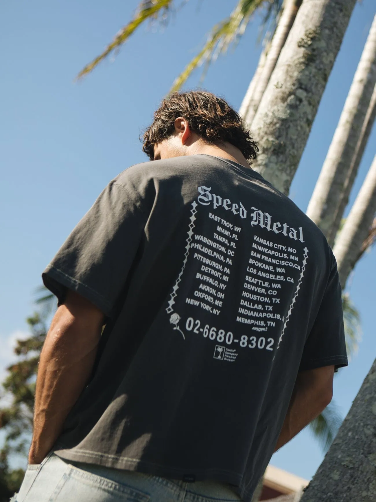 Bitter End Box Fit Cropped Tee - Merch Black sold by Thrills product image thumbnail 3