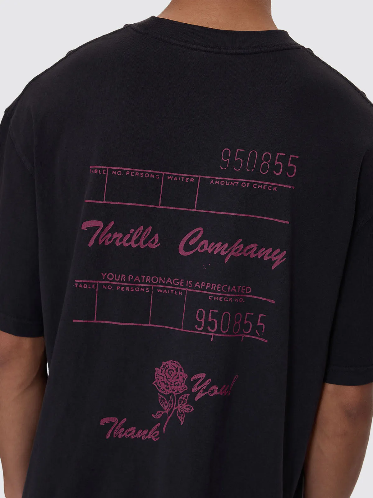 Appreciation Box Fit Cropped Tee - Washed Black sold by Thrills product image thumbnail 2