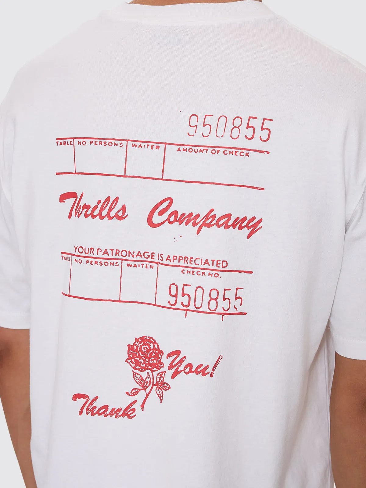 Appreciation Box Crop Tee - Dirty White sold by Thrills product image thumbnail 2