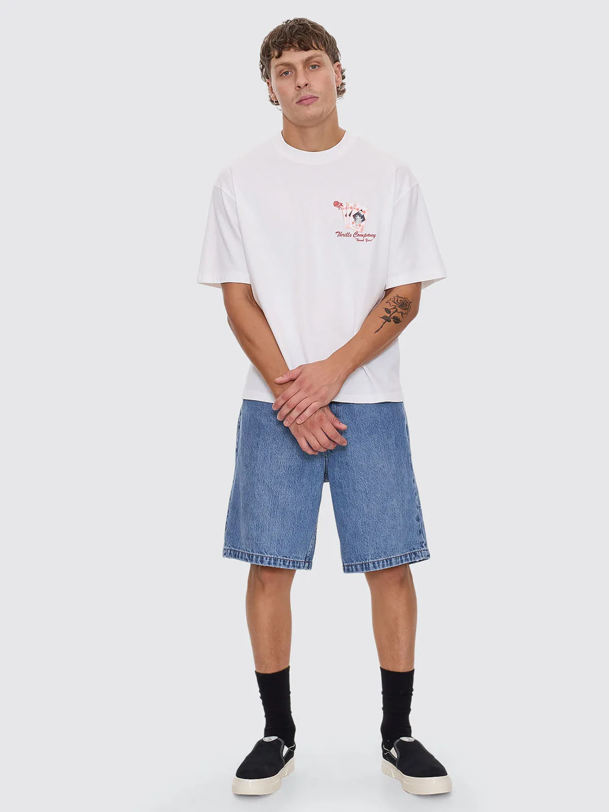 Appreciation Box Crop Tee - Dirty White sold by Thrills product image thumbnail 3