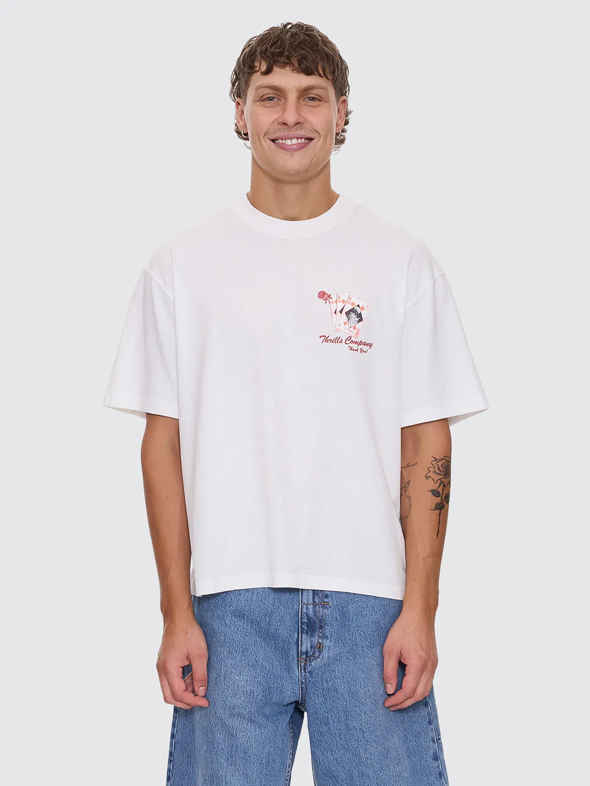 Appreciation Box Crop Tee - Dirty White sold by Thrills