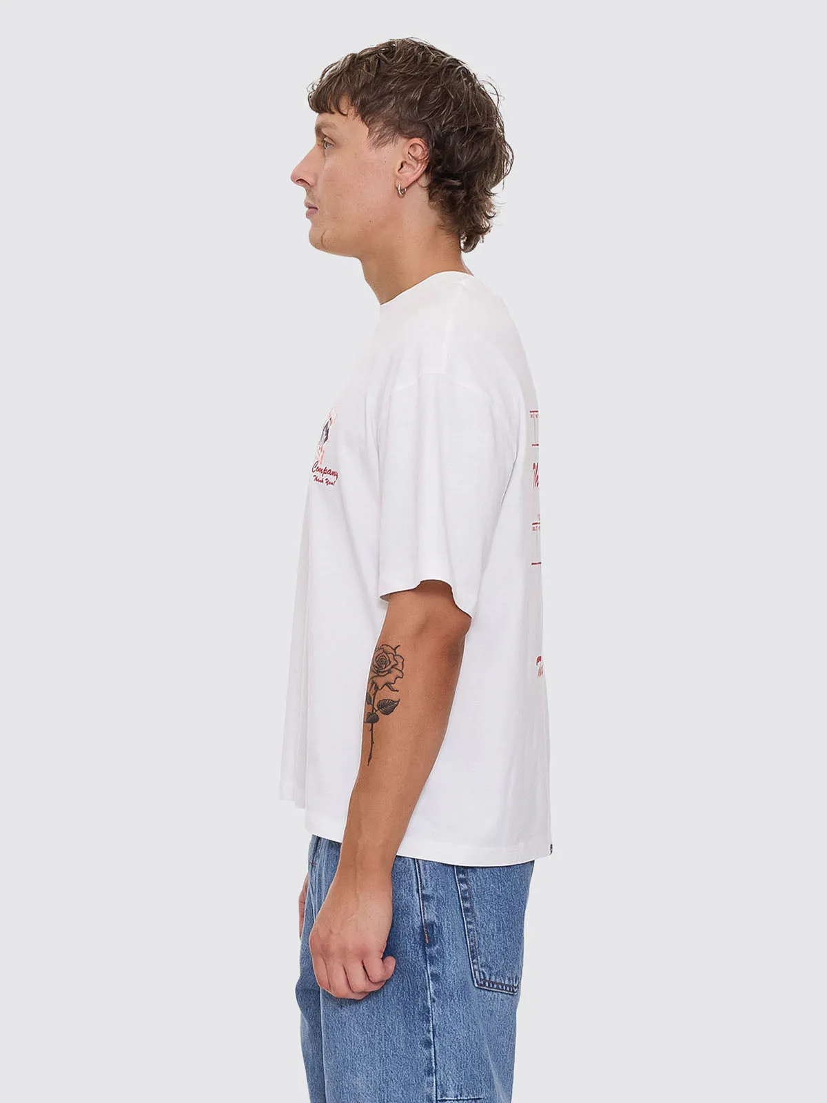 Appreciation Box Crop Tee - Dirty White sold by Thrills product image thumbnail 4
