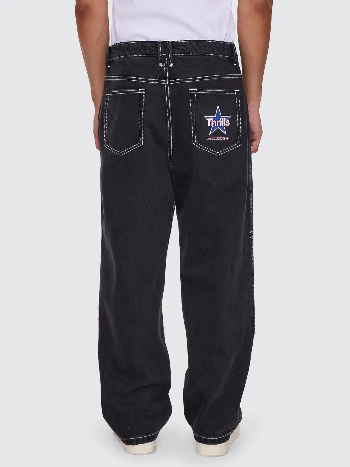 Victory League Big Slacker Denim Jean - Aged Black sold by Thrills product image thumbnail 5