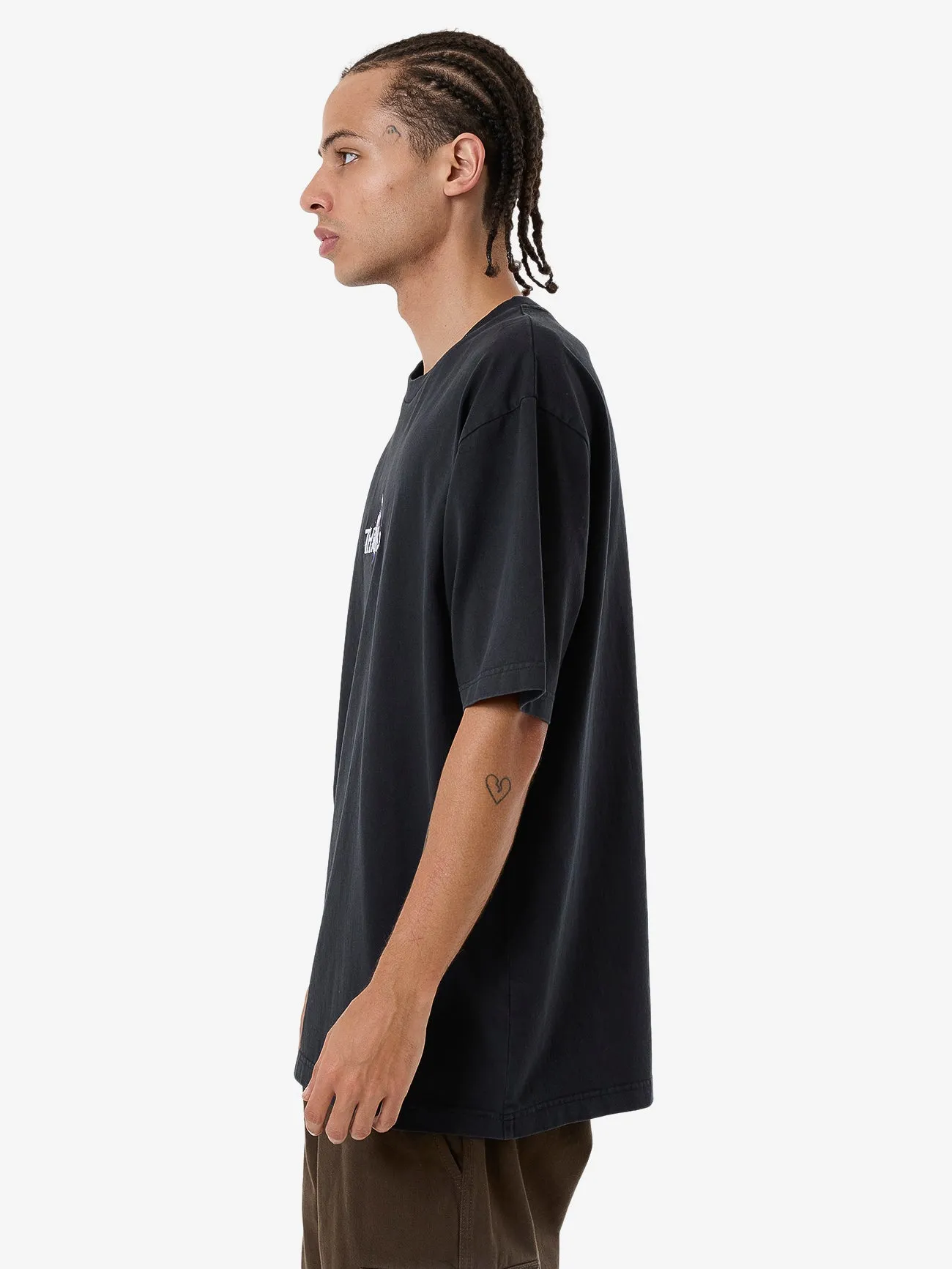 In Bloom Oversize Fit Tee - Twilight Black sold by Thrills product image thumbnail 3